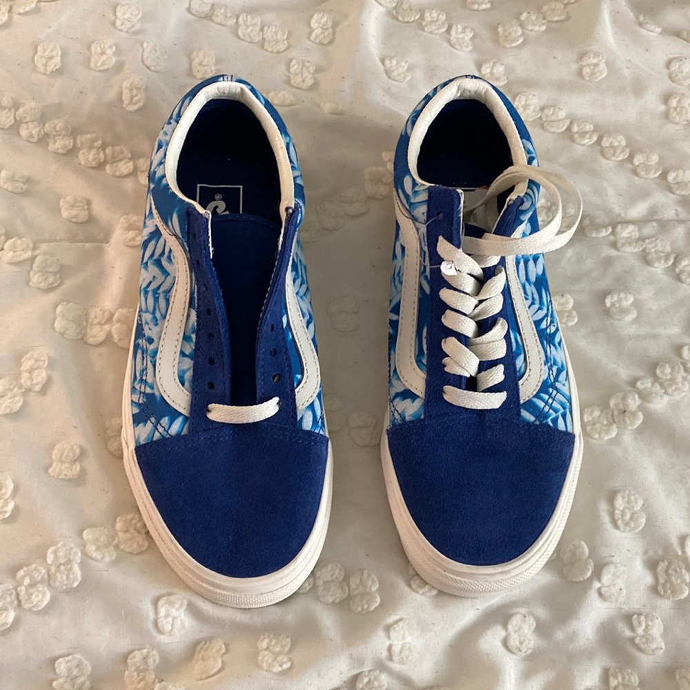 Vans solar floral never worn 6.5 men/8 women
